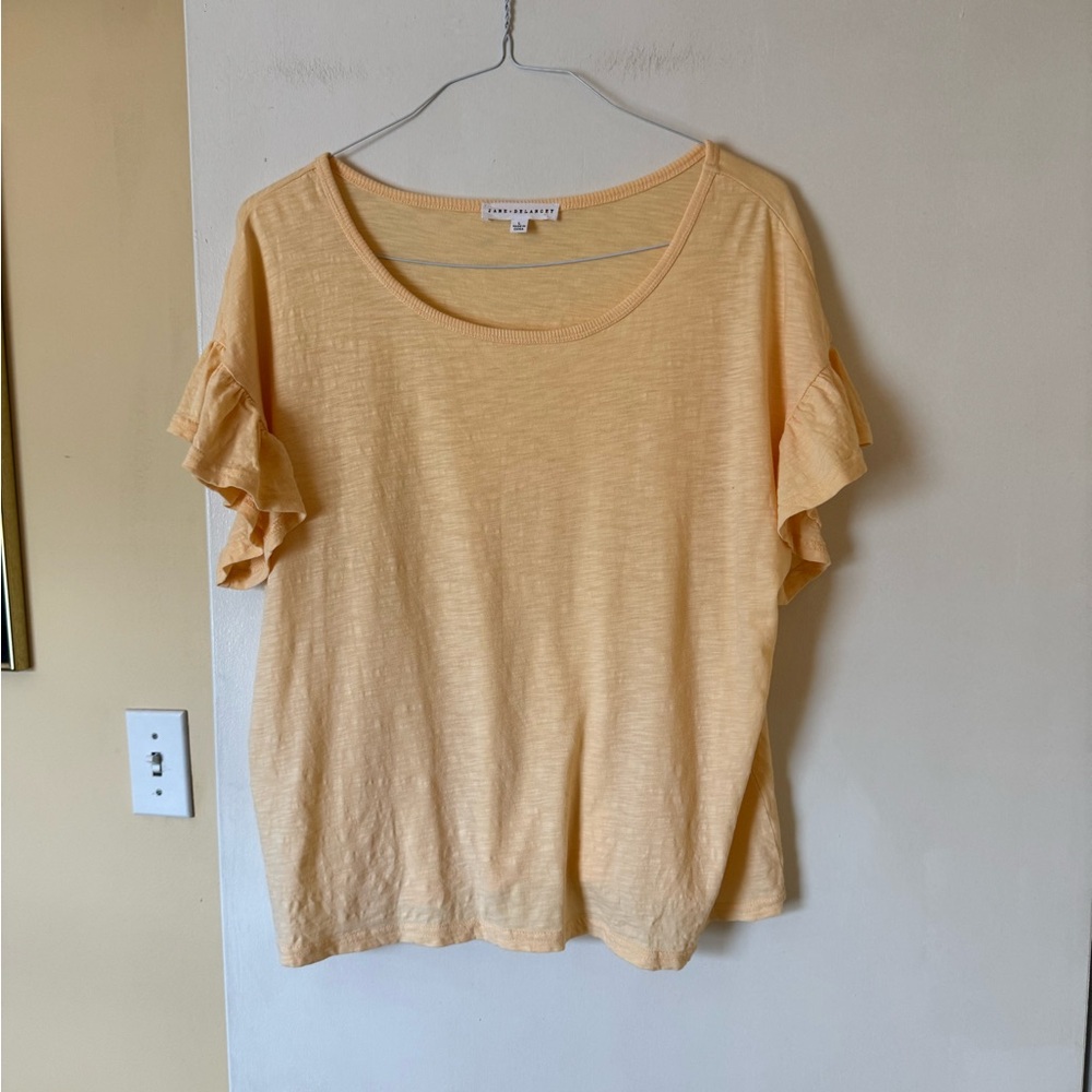 JANE + DELANCEY blouse - size L - EUC - Anthropologie